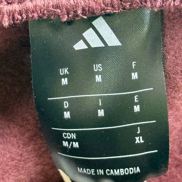 Adidas Men's Regular Fit Aurora Ruby Multi Sport Fleece Jogger Pants Size M NWT - Picture 6 of 10